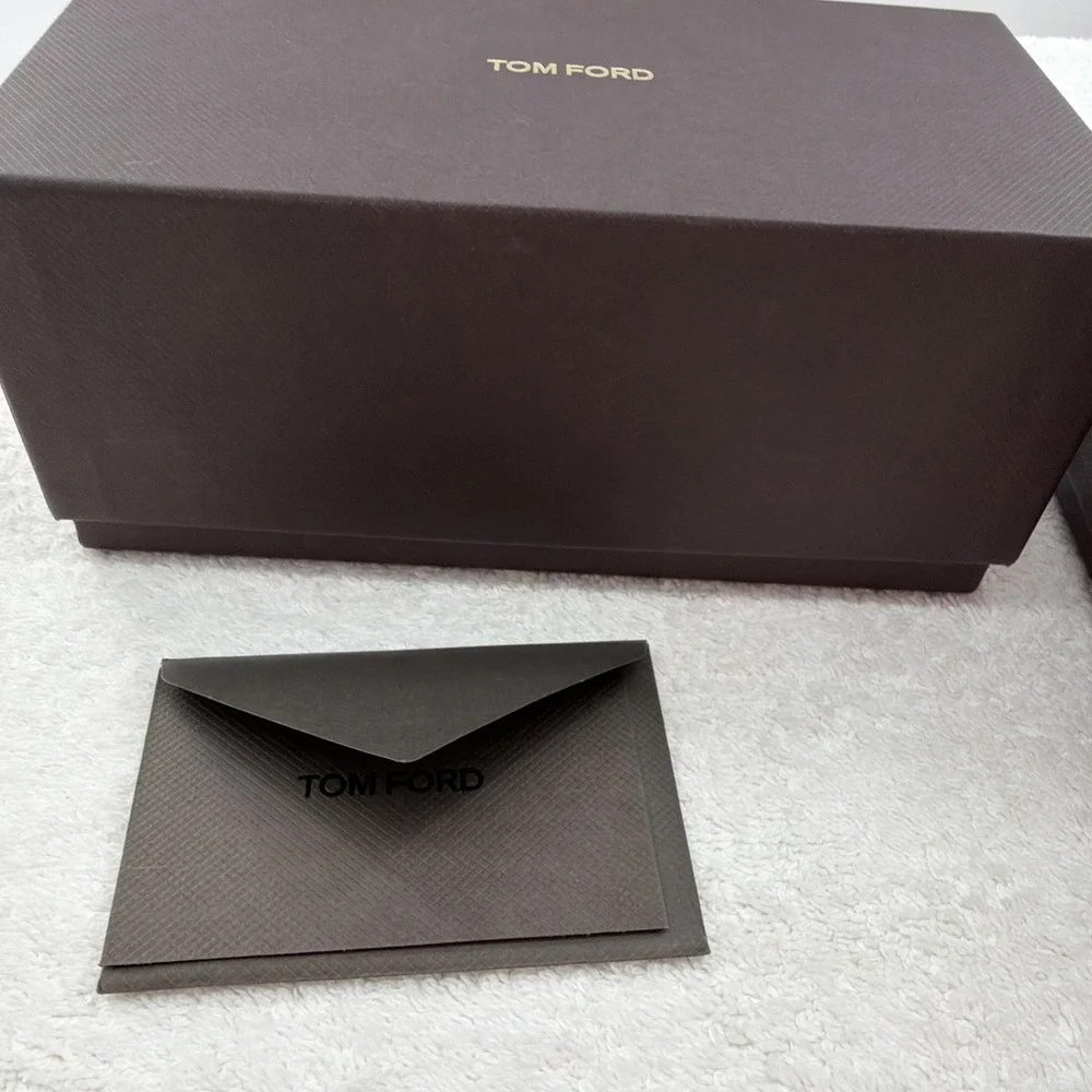 2 Tom Ford Empty Sunglasses Gift Box Only EMPTY With Cards & Envelopes